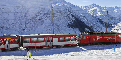 Die Bahnstrecke über den Oberalppass ist derzeit unterbrochen. (Archivbild)