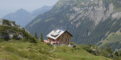Die Lidernenhütte im Kanton Uri gehört der Schwyzer SAC-Sektion Mythen.
