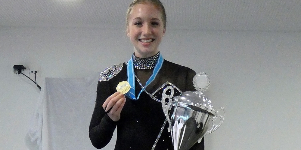Meisterin: Joline Hefti ist der Stern am Ostschweizer Eislaufhimmel.