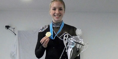Meisterin: Joline Hefti ist der Stern am Ostschweizer Eislaufhimmel.