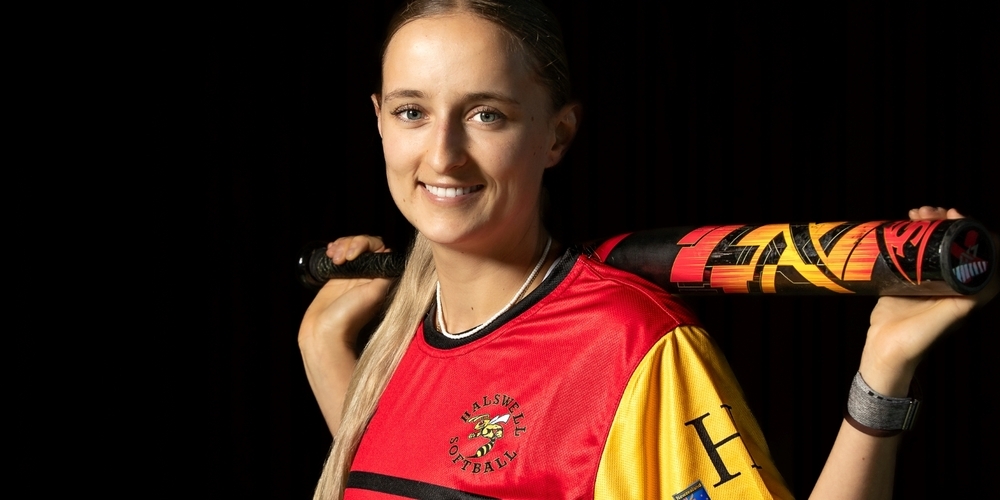 Kimberly Zehnder im Dress der Halswell Hornets