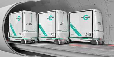 So könnte der unterirdische Gütertransport der Zukunft aussehen: Eine Visualisierung der Cargo sous terrain.