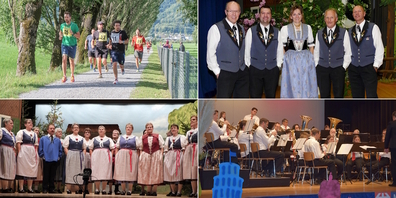 Der Schänner Gemeinderat will vom 29. April bis 5. Mai 2024 eine Sportwoche und vom 16. bis 22. September 2024 eine Kulturwoche durchführen. (Archivbilder)
