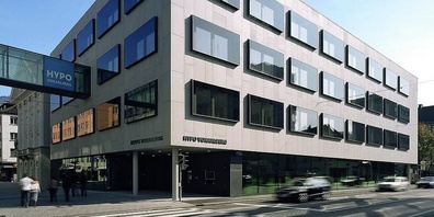Die Zentrale der Hypo Vorarlberg in Bregenz