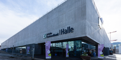 Die neue «St.Galler Kantonalbank Halle».