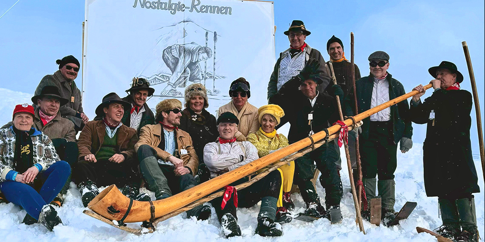 Das Nostalgie Skirennen in Brig VS war für NostalSki Toggenburg erfreulich.
