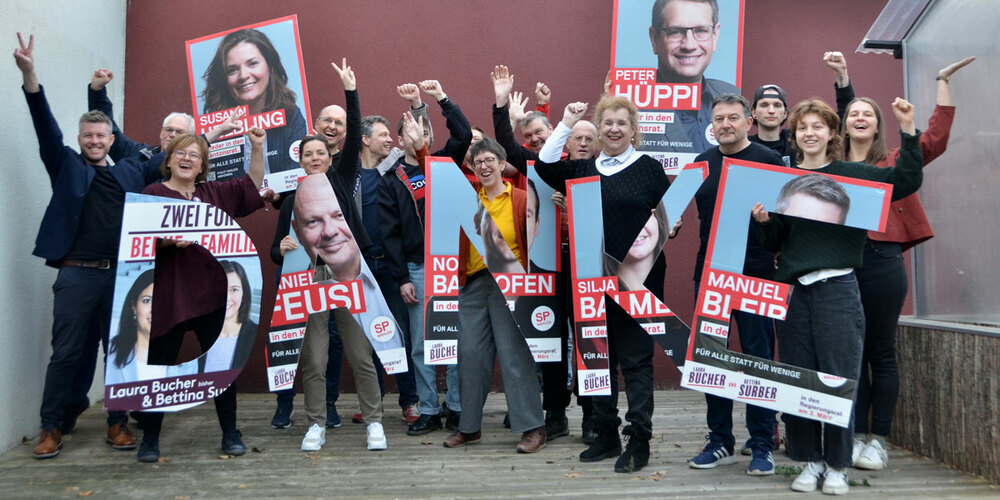Die SP feierte, dass sie ihre zwei Sitze im Linthgebiet verteidigen konnte.