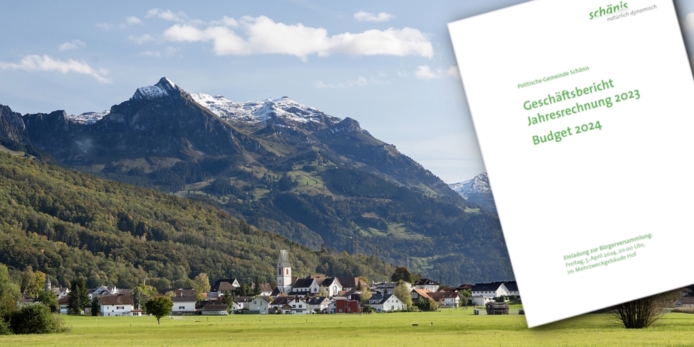 Die Bürgerversammlung Schänis befindet am Freitag, 5. April 2024, über zwei Traktanden: Jahresrechnung 2023 und Budget 2024.
