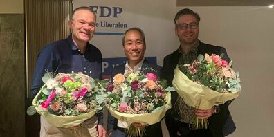 Im Bild:  Christof Züger (neu), Jigme Shitsetsang (bisher) und Marc Flückiger (bisher)