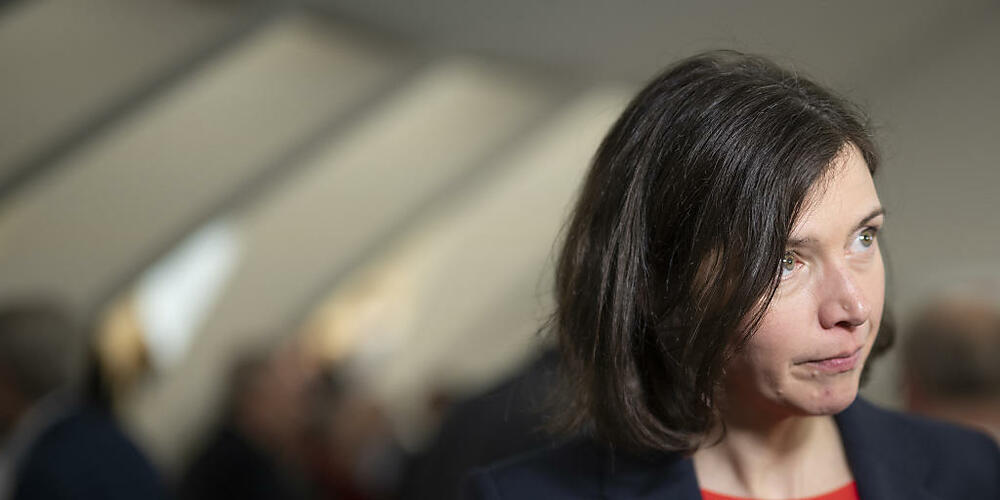 Bettina Surber (SP) soll auch im zweiten Wahlgang versuchen, den Regierungsratssitz ihres Parteikollegen Fredy Fässler zu verteidigen.