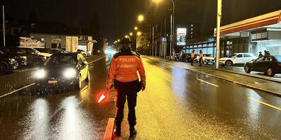 Lichtkontrolle in Goldach.