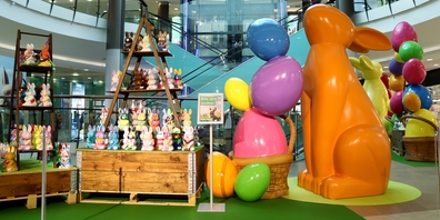 Aufkommende Oster-Stimmung im Pfäffiker Seedamm-Center.