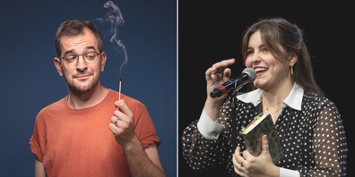 Moderiert wird der Poetry Slam auch in diesem Jahr wieder von Kilian Ziegler (l.). Julia Steiner machte sich im letzten Jahr einen Namen in der Slam-Szene.