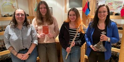 v.l. Laura Stähli, Chantal Schüle, Aischa Rohner, Karin Meister