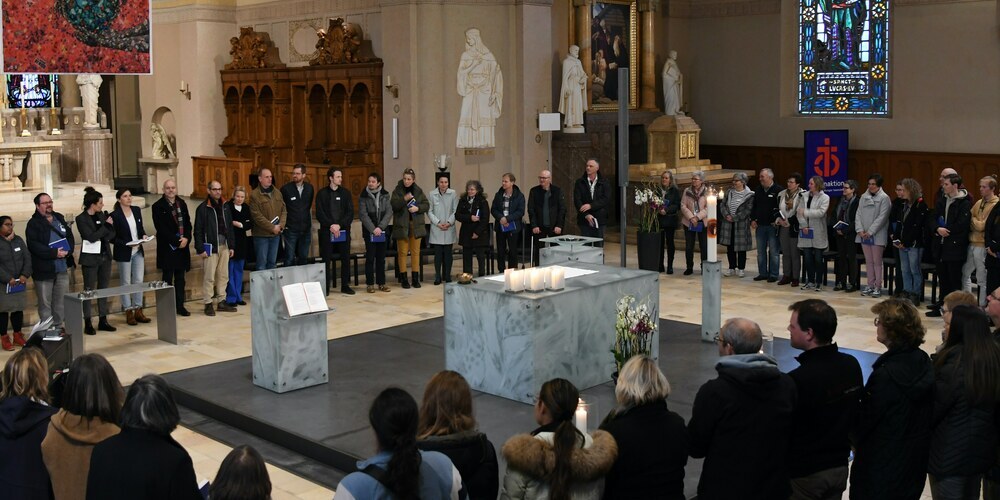 Der Auftakt zum Diözesanforum in der Kirche Maria Neudorf, St.Gallen