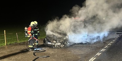Die Feuerwehr Tuggen konnte den Brand zum Glück rasch löschen. 