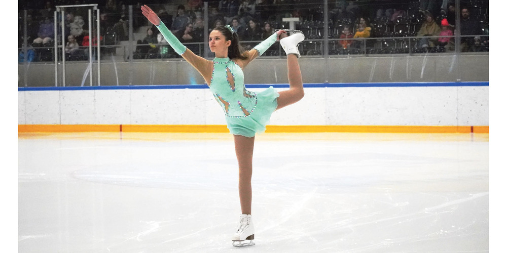 Das diesjährige Schaulaufen der Eislaufgemeinschaft Schaffhausen (EGS) stand ganz unter dem Motto «Musicals on Ice» (hier: Arta Nuhiu).