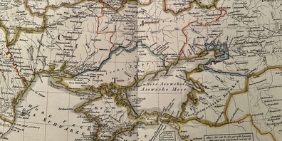 Die «Nogaische Steppe», Stielers Handatlas, 1855