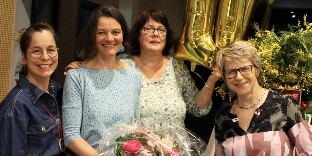 Der aktuelle Vorstand des Frauennetzwerks: Carina Rosenkranz, Anita Wyss (neu in den Vorstand gewählt), Esther Probst (Präsidentin) und Judith Gubser (von links).