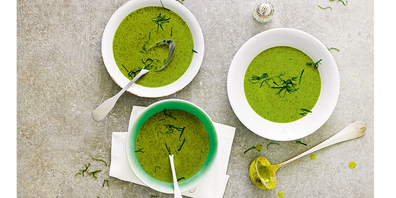 Eine leckere Bärlauchsuppe in nur 25 Minuten.