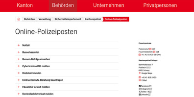 Der Online-Polizeiposten scheint sich zu bewähren.