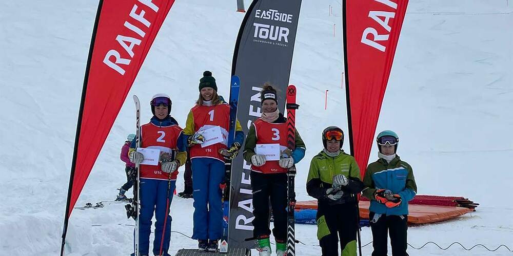 Carmen Boner (rechts) wurde bei den Mädchen U16 Dritte.