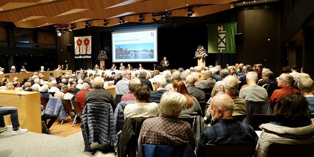 Linth24 und zwei Bauprojekte waren das Thema der Bürgerversammlung vom 14. März 