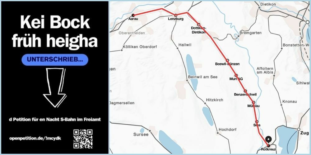 Die S26 soll auch nachts fahren.