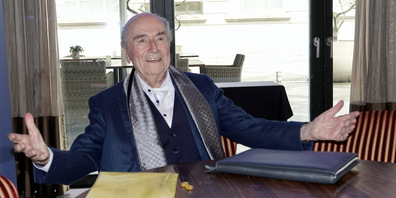 Sepp Blatter an der Vernissage seines neuen Buches «OVERTIME Die wahre Geschichte»