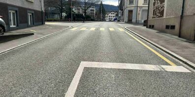 Auf der Industriestrasse kam es zum Unfall.