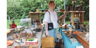 Cheyenne liebt alte Sachen und Flohmärkte. Sie geht aber nicht mit einer «Einkaufsliste» dahin. «Ich lasse mich vor Ort inspirieren.» An diesem Stand wurde sie fündig und fing sogleich an zu feilschen.