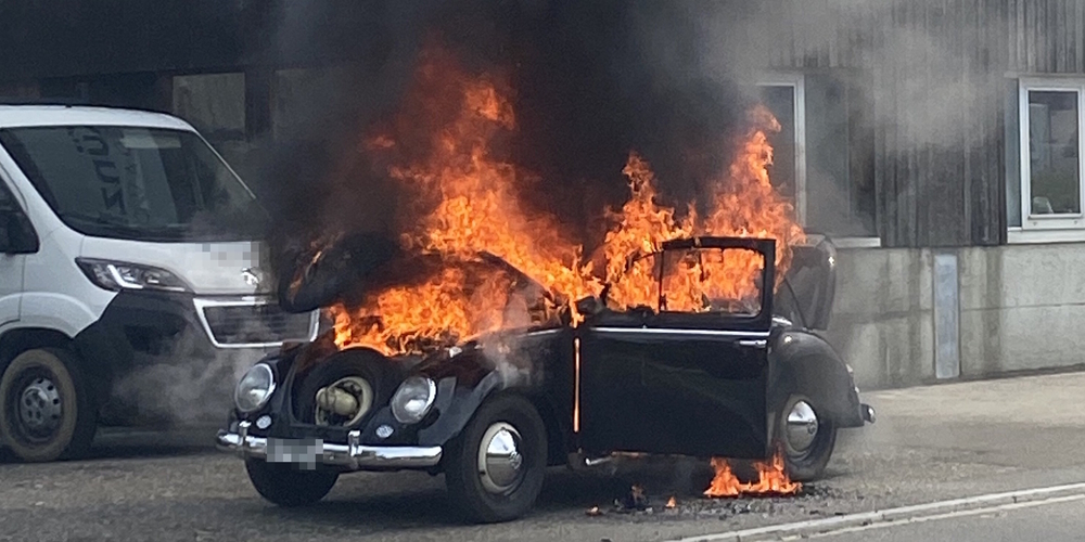 Ein technischer Defekt bedeutete das Ende für dieses Stück Verkehrsgeschichte.