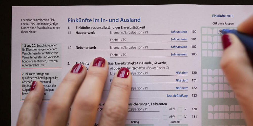 Die FDP forderte im Schaffhauser Kantonsrat vergeblich einen Steuerabzug für Personen mit einem hohen Arbeitspensum. (Symbolbild)