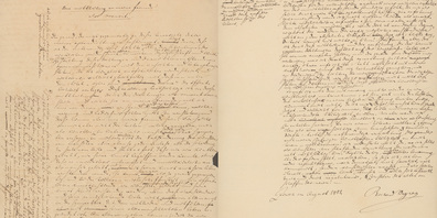 Die «Mitteilung an meine Freunde» entstand im August 1851 in Zürich.