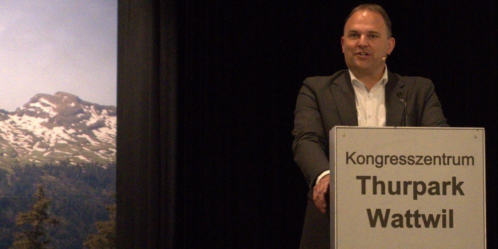 Marcel Dettling war Gast an der Churfirstentagung in Wattwil.