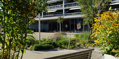 Mehr grüne Flächen und Verweilmöglichkeiten soll der neue Zentrumsplatz in Wittenbach bieten.