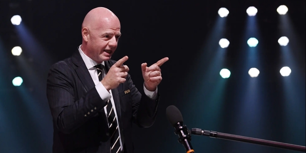 Am Ziel: Die Vergaben sind ganz nach dem Gusto von Fifa-Präsident Gianni Infantino.