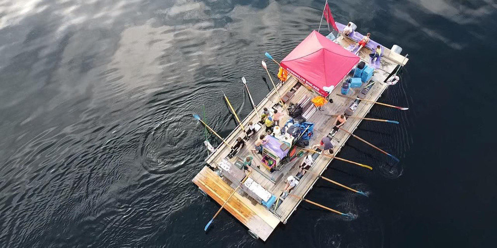 Endlich unterwegs auf dem Zürichsee. 