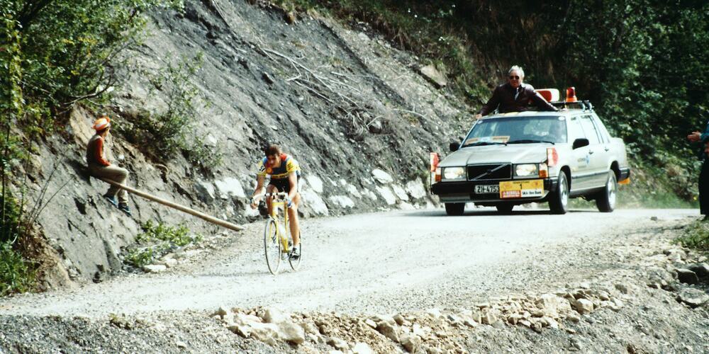 Die Tour vor 40 Jahren.  Dieses Jahr finden die Fahrer andere Bedingungen vor, auch in Bütschwil.