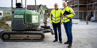 Die Inhaber Thomas Hornung (l.) und Oliver Zweifel freuen sich über die Erweiterung der Zweifel Gruppe.