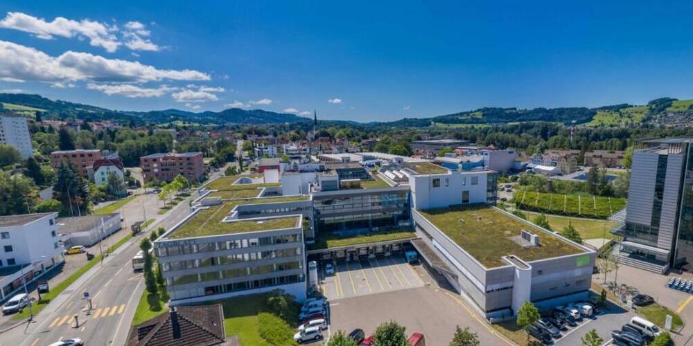 Gelände des Switzerland Innovation Park Ost an der Fürstenlandstrasse in St. Gallen.