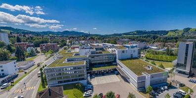 Gelände des Switzerland Innovation Park Ost an der Fürstenlandstrasse in St. Gallen.