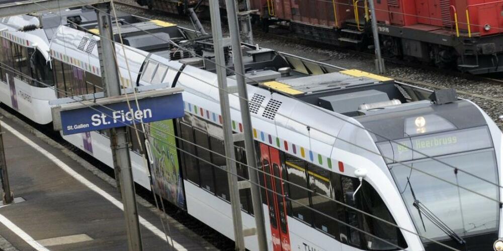 Zwischen dem Bahnhof St. Gallen St. Fiden und Goldach fahren voraussichtlich rund zwei Wochen keine Züge. (Archivbild)