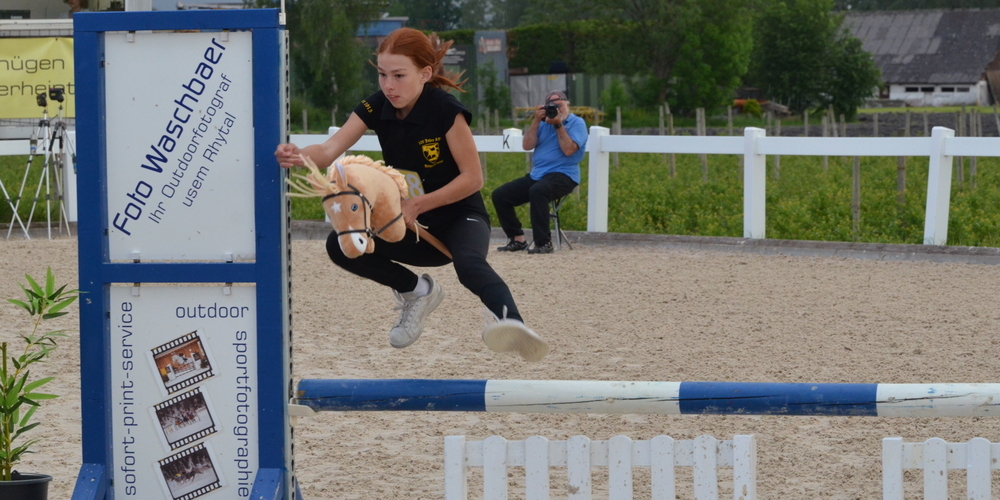 Laura Rohner aus Diepoldsau wurde Dritte im Hobby Horsing