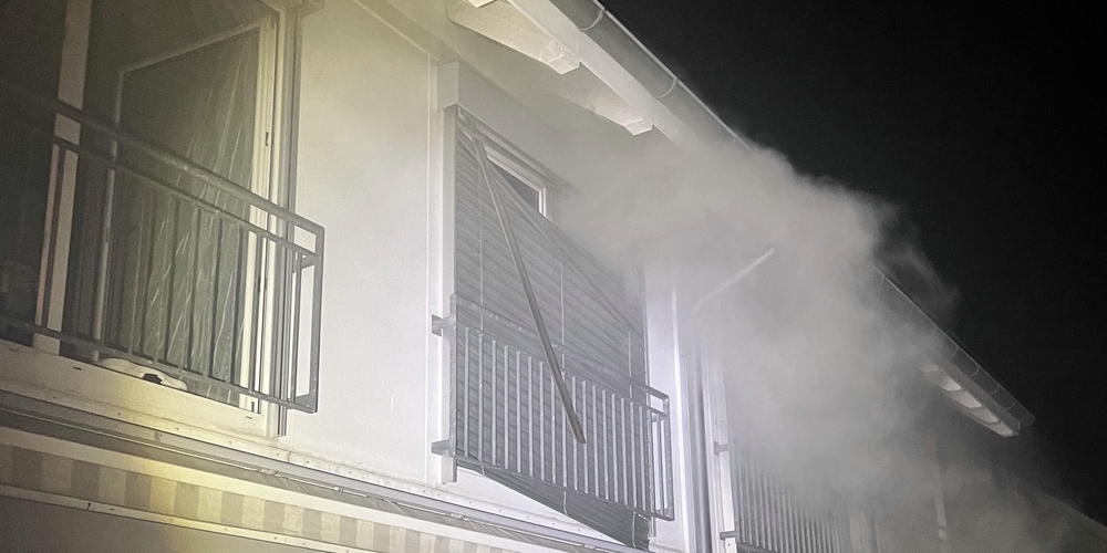 Das Haus musste mitten in der Nacht evakuiert werden.