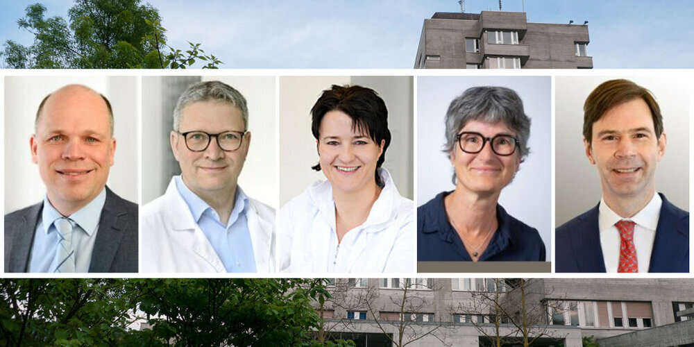 Aktuell sieht die Geschäftsleitung des GZO Spital so aus: (v.l.n.r.) Hansjörg Herren, Andreas Boss, Chantal Breitenstein, Susanna Oechslin, Daniel J. Müller. Wie lange diese Zusammensetzung wohl andauern wird?