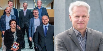 Stadtrat von Rapperswil-Jona und sein erstaunlicher «Bäderexperte» Rainer Gilg.