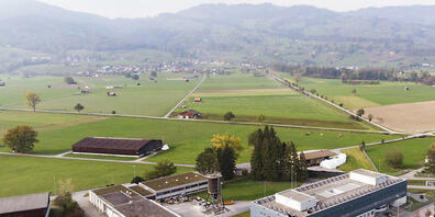 Blick auf das Regionalgefängnis Altstätten vor dem Start der Arbeiten für den Erweiterungsbau. (Archivbild)