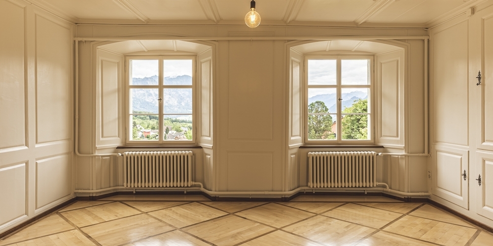 Leerstehendes Zimmer in einem Altbau. (Symbolbild)