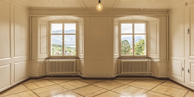 Leerstehendes Zimmer in einem Altbau. (Symbolbild)